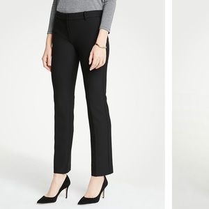 Ann Taylor Black Tall Straight Leg Pant Size 8 Tall